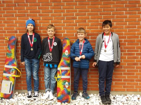 Thomas Jespersen, Malthe Karstensen, Jakob Gude Bruhn Hansen, og Malik Lyberth Christensen